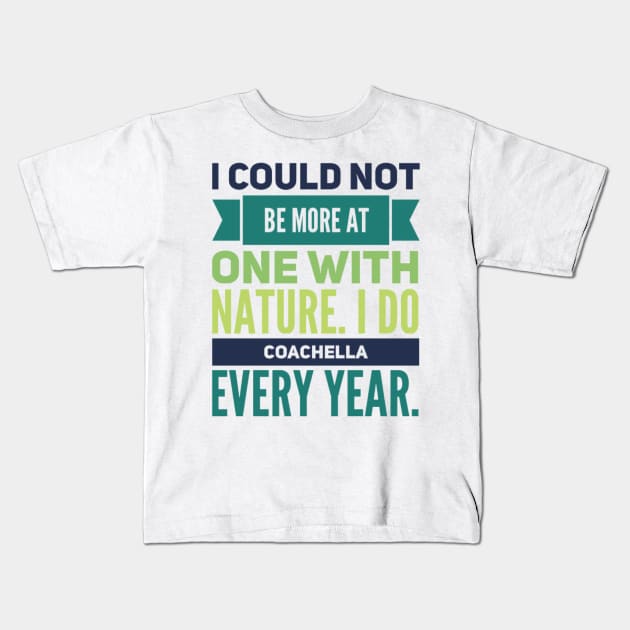 Schitt's Creek Official FanArt I could not be more at one with nature I do coachella every year Kids T-Shirt by BoogieCreates